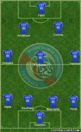 Racing Club de Strasbourg-Football Formation 2017