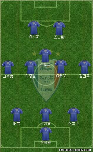 Suwon Samsung Blue Wings Formation 2017