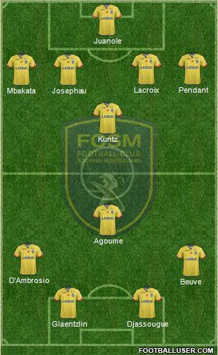 FC Sochaux-Montbéliard Formation 2017