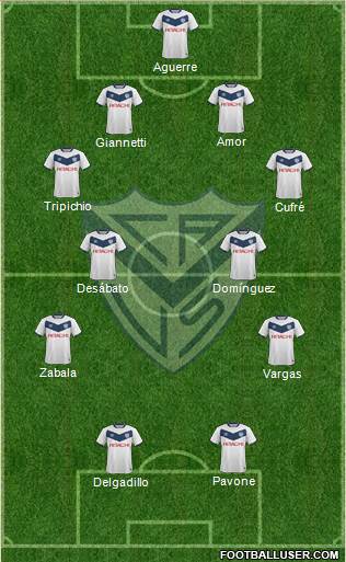 Vélez Sarsfield Formation 2017