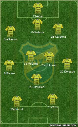 Defensa y Justicia Formation 2017