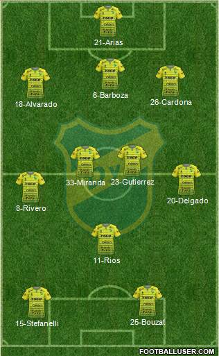 Defensa y Justicia Formation 2017