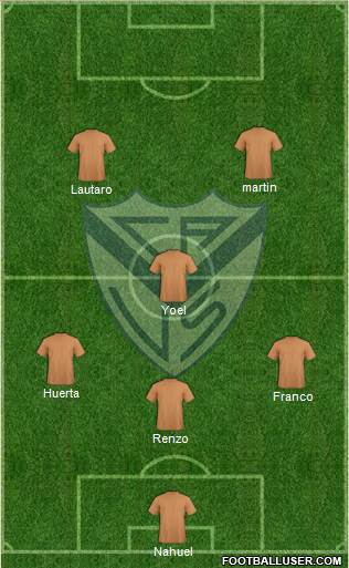 Vélez Sarsfield Formation 2017