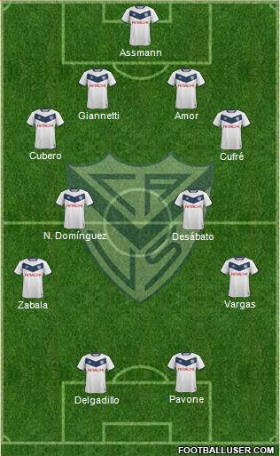 Vélez Sarsfield Formation 2017