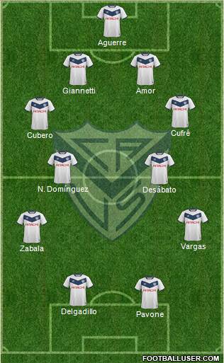 Vélez Sarsfield Formation 2017