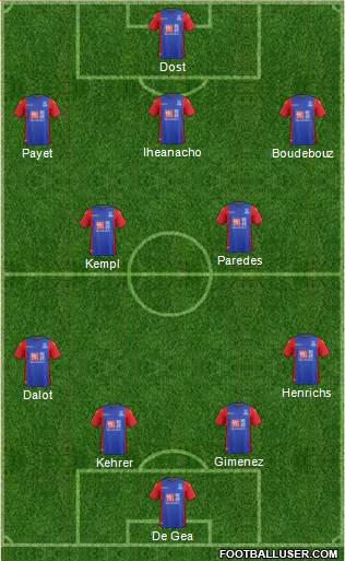 Crystal Palace Formation 2017