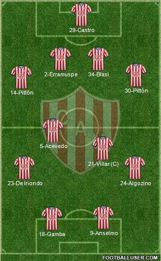 Unión de Santa Fe Formation 2017