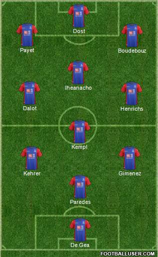 Crystal Palace Formation 2017