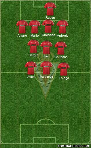 Real Murcia C.F., S.A.D. Formation 2017