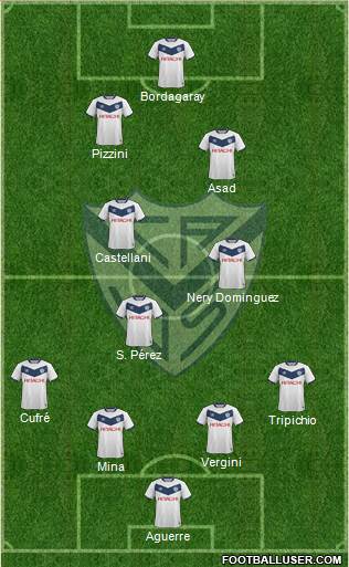 Vélez Sarsfield Formation 2017