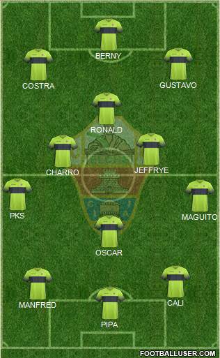 Elche C.F., S.A.D. Formation 2017