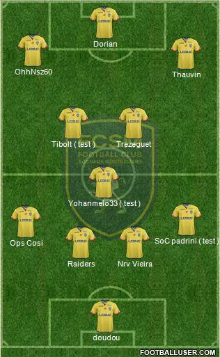 FC Sochaux-Montbéliard Formation 2017