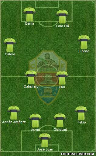 Elche C.F., S.A.D. Formation 2017