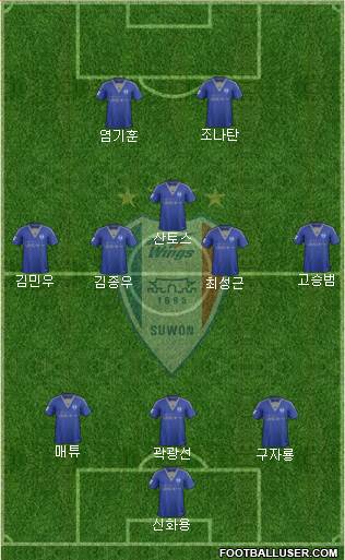 Suwon Samsung Blue Wings Formation 2017