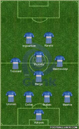 K Racing Club Genk Formation 2017