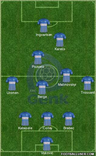 K Racing Club Genk Formation 2017