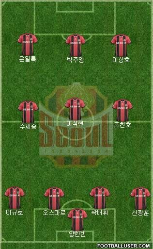 FC Seoul Formation 2017