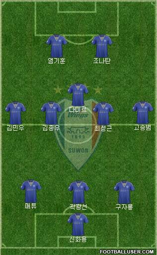 Suwon Samsung Blue Wings Formation 2017