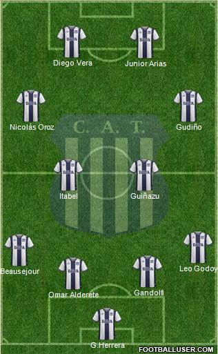 Talleres de Córdoba Formation 2017