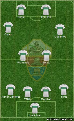 Elche C.F., S.A.D. Formation 2017