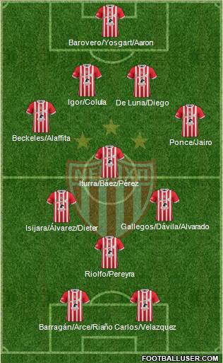 Club Deportivo Necaxa Formation 2017