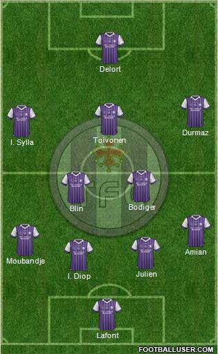 Toulouse Football Club Formation 2017