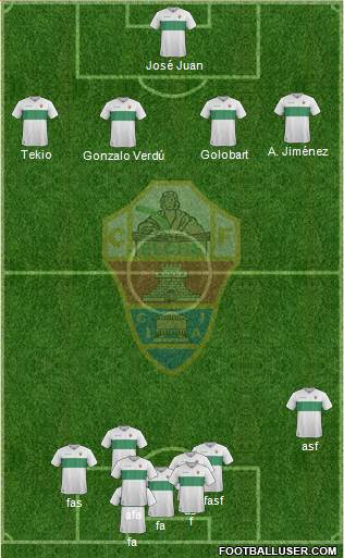 Elche C.F., S.A.D. Formation 2017