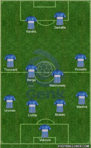 K Racing Club Genk Formation 2017