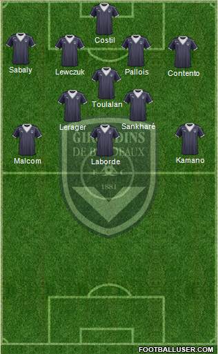 FC Girondins de Bordeaux Formation 2017