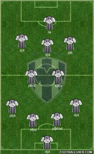 Club de Fútbol Monterrey Formation 2017