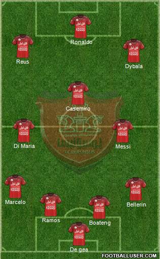 Persepolis Tehran Formation 2017