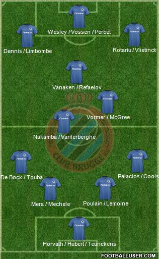 Club Brugge KV Formation 2017