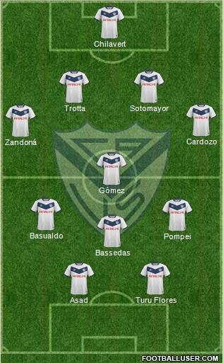 Vélez Sarsfield Formation 2017