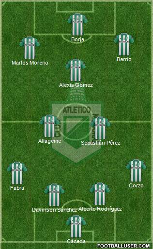 CDC Atlético Nacional Formation 2017