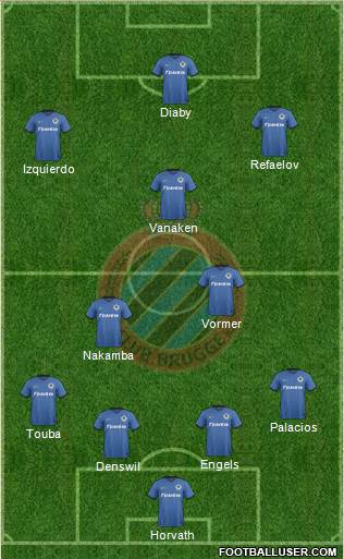 Club Brugge KV Formation 2017