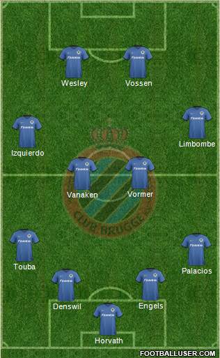 Club Brugge KV Formation 2017