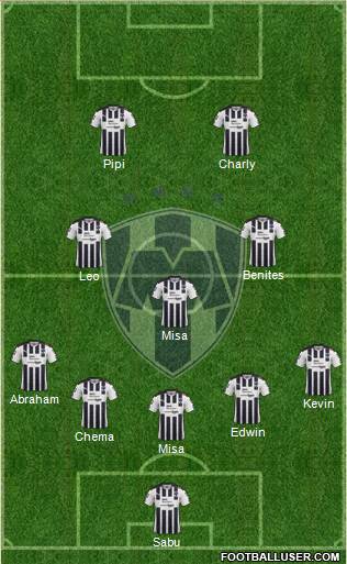 Club de Fútbol Monterrey Formation 2017