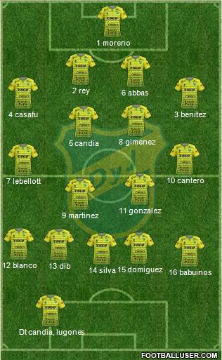 Defensa y Justicia Formation 2017