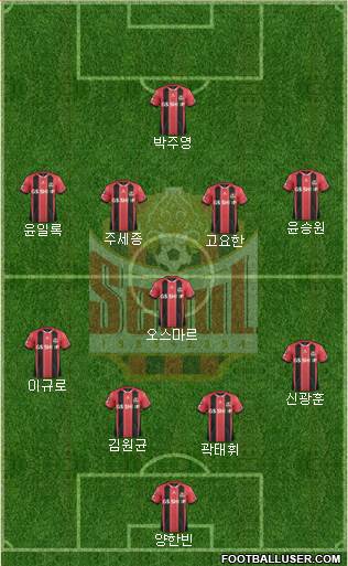 FC Seoul Formation 2017