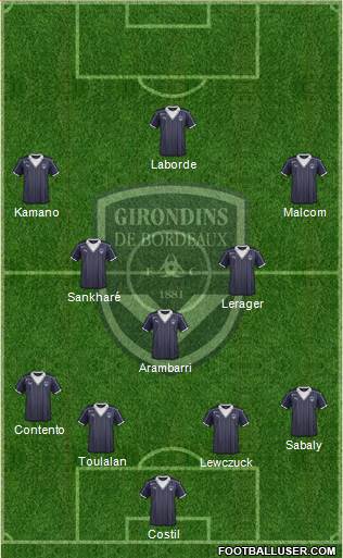 FC Girondins de Bordeaux Formation 2017