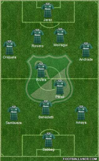 AC Deportivo Cali Formation 2017