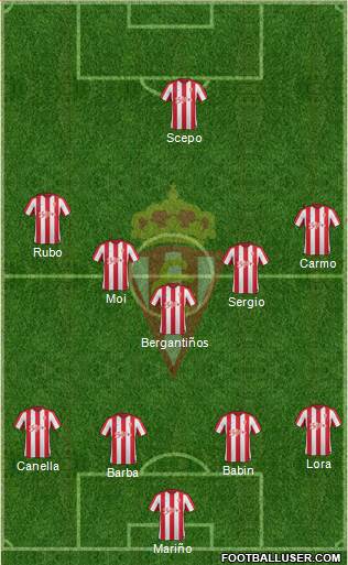 Real Sporting S.A.D. Formation 2017