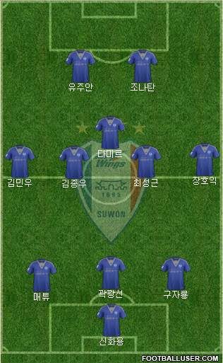 Suwon Samsung Blue Wings Formation 2017