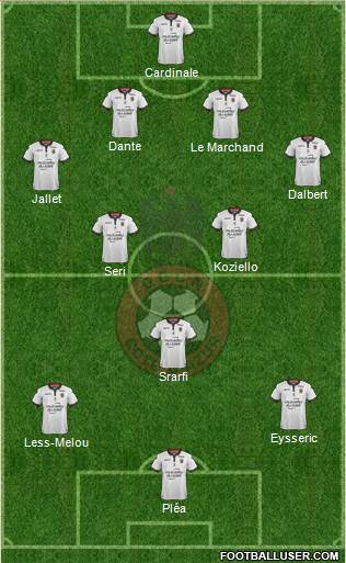 OGC Nice Côte d'Azur Formation 2017