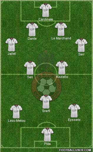 OGC Nice Côte d'Azur Formation 2017