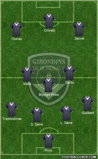 FC Girondins de Bordeaux Formation 2017