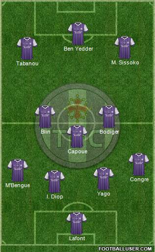 Toulouse Football Club Formation 2017