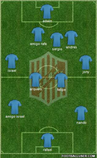 9 de Julio Formation 2017