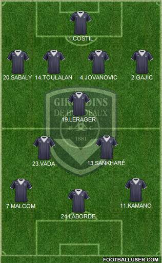 FC Girondins de Bordeaux Formation 2017