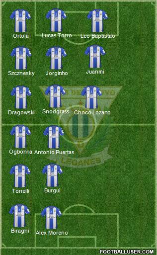 C.D. Leganés S.A.D. Formation 2017